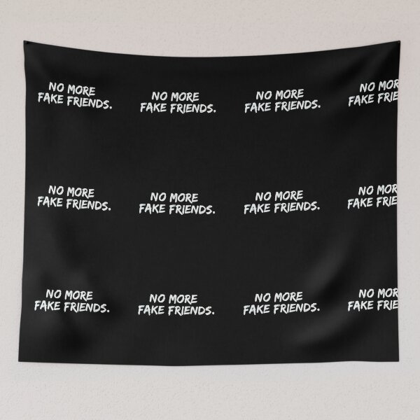 Item preview, No More Fake Friends – Bold Statement Design for Strong Minds designed and sold by PixelVibe782.