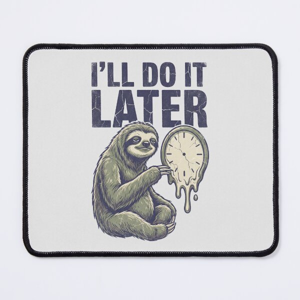 Item preview, The Persistence of Procrastination: A Sloth’s Dali Dream designed and sold by AwesomeBeyondLimits.