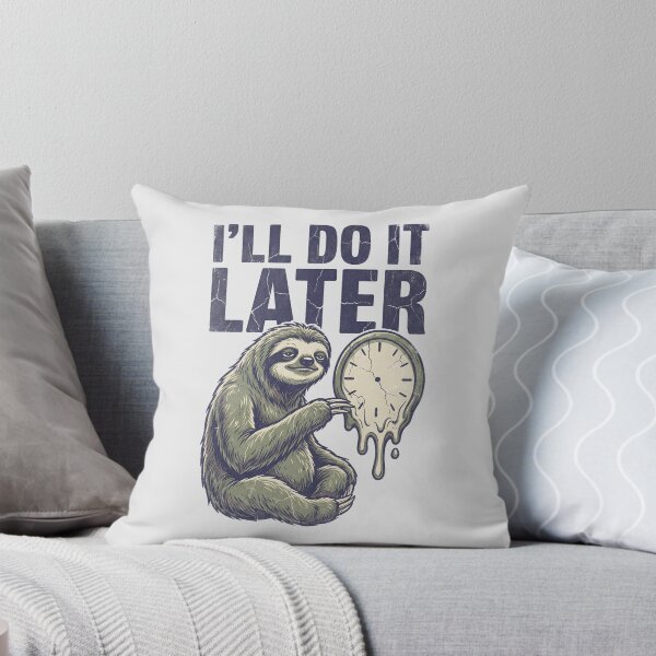 Item preview, The Persistence of Procrastination: A Sloth’s Dali Dream designed and sold by AwesomeBeyondLimits.