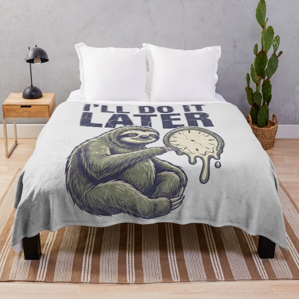 Item preview, The Persistence of Procrastination: A Sloth’s Dali Dream designed and sold by AwesomeBeyondLimits.
