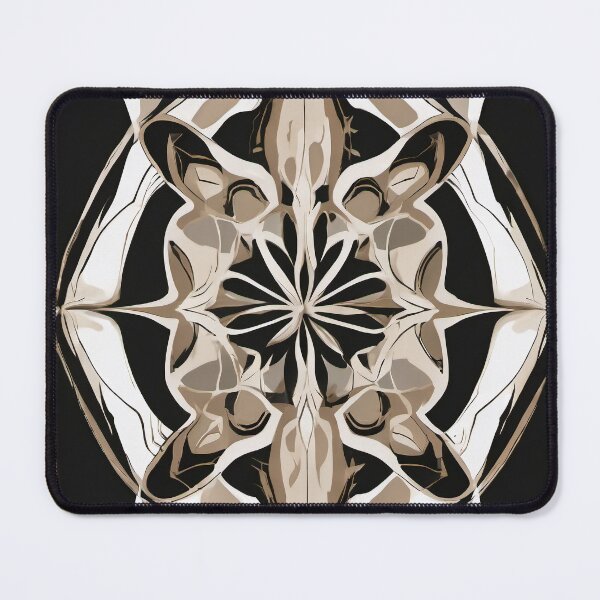 Item preview, Ivory and Black Architectural Rosette Frame designed and sold by Solara Meridian Studio.