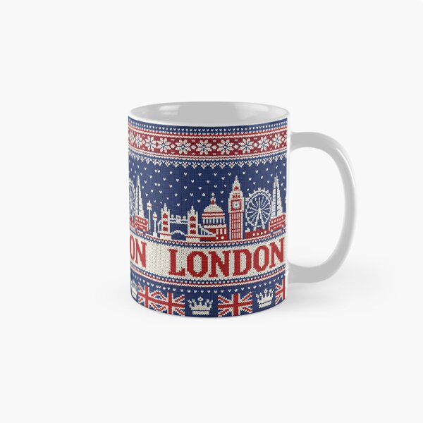 Item preview, London skyline, knitted picture designed and sold by Mauswohn.