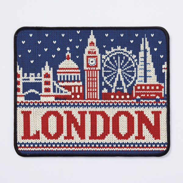 Item preview, London skyline, knitted picture designed and sold by Mauswohn.