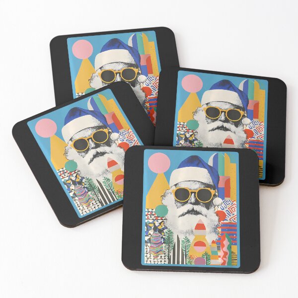 Item preview, Colorful Santa Collage Maximalist designed and sold by esmalsiraj6.