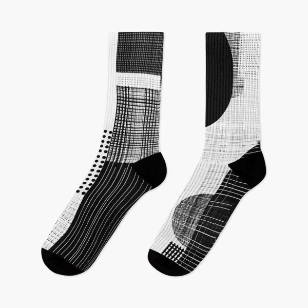 Item preview, Abstract Lines Geometric Black and White Pattern designed and sold by Equinox-Ds.