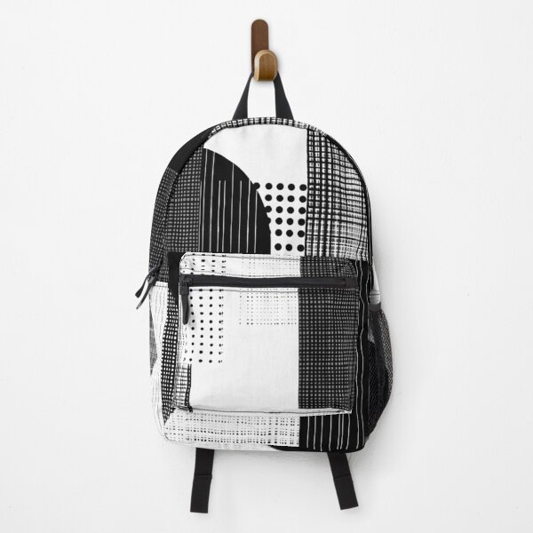Item preview, Abstract Lines Geometric Black and White Pattern designed and sold by Equinox-Ds.