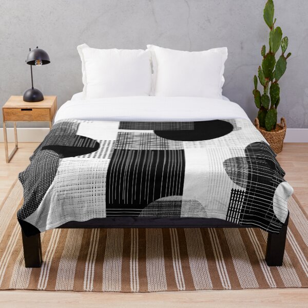Item preview, Abstract Lines Geometric Black and White Pattern designed and sold by Equinox-Ds.