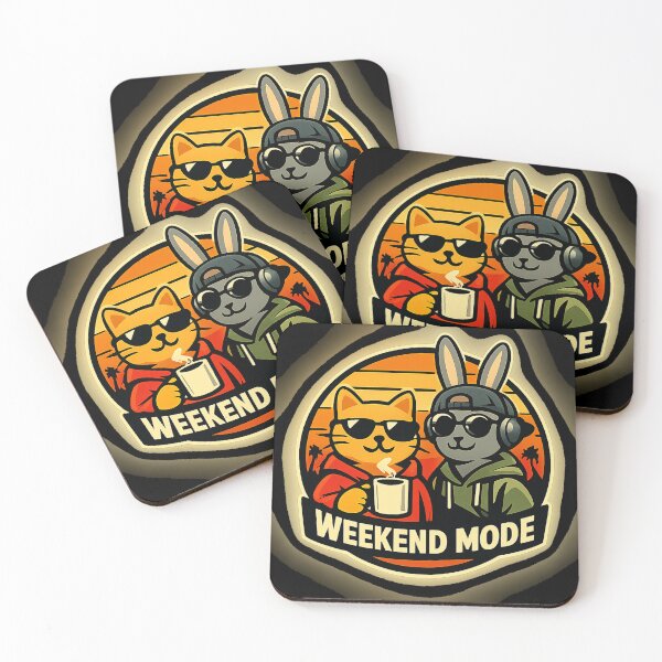 Item preview, Weekend Mode – Retro Animal Squad designed and sold by CritterSquad.
