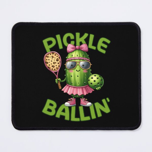 Item preview, Pickle Ballin’ – Funny Pickleball Character designed and sold by haitrieuic96.