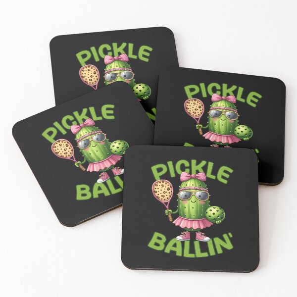 Item preview, Pickle Ballin’ – Funny Pickleball Character designed and sold by haitrieuic96.