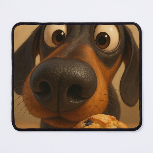 Item preview, Funny Dachshund and Muffin – Cute Sausage Dog designed and sold by Darlin8888.