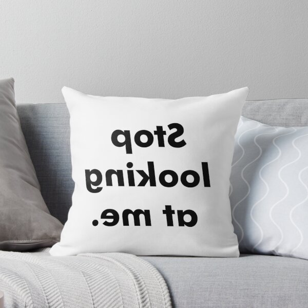 Item preview, Stop Looking At Me Funny Mirror Text Typography designed and sold by The secret storage room.