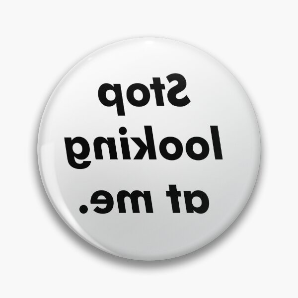 Item preview, Stop Looking At Me Funny Mirror Text Typography designed and sold by The secret storage room.