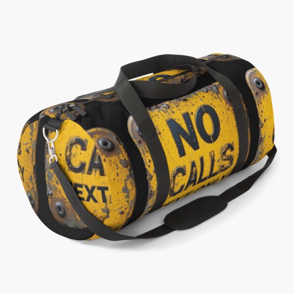Item preview, No Calls, Text Only – Bold Warning Statement with Industrial Style designed and sold by PixelVibe782.