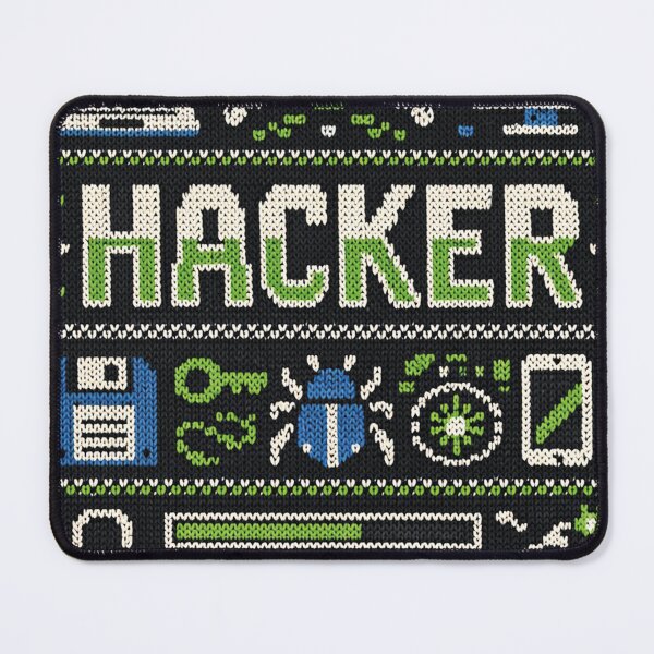 Item preview, Hacker, cool knitting picture designed and sold by Mauswohn.