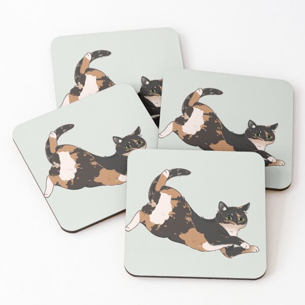 Item preview, Cute Tortoiseshell Cat chill designed and sold by Biszkompt.