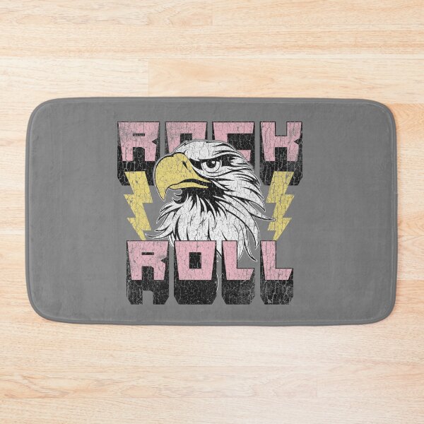 Item preview, Rock Roll Eagle Vintage Distressed Lightning Bolt designed and sold by The secret storage room.