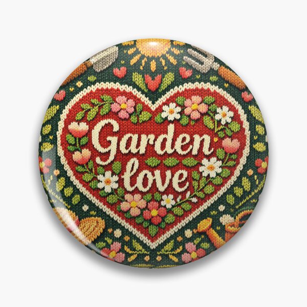 Artikelvorschau, Gartenliebe, kreatives Strickbild entworfen und verkauft von Mauswohn.
