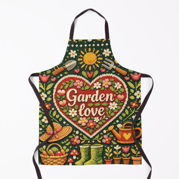 Item preview, Garden love, creative knitting picture designed and sold by Mauswohn.