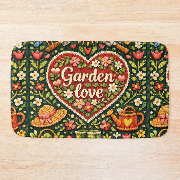 Item preview, Garden love, creative knitting picture designed and sold by Mauswohn.