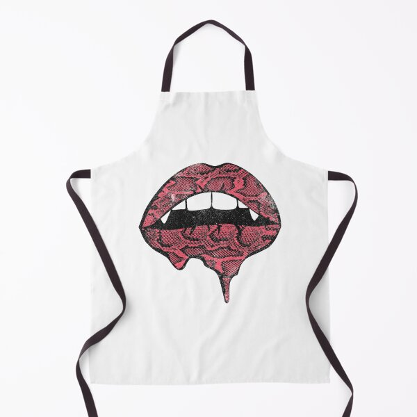 Item preview, Vampire Fangs Snakeskin Dripping Lips Edgy designed and sold by The secret storage room.