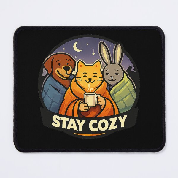 Item preview, Stay Cozy – Cute Night Squad designed and sold by CritterSquad.