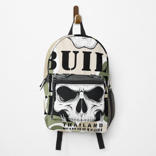 Item preview, Built From Pressure – Skull Military Street Graphic T-Shirt designed and sold by indycode-style.