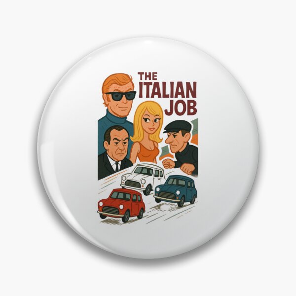 Item preview, The Italian Job - Cartoon Poster designed and sold by Cars with Character.