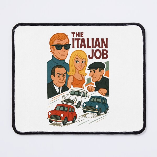 Item preview, The Italian Job - Cartoon Poster designed and sold by Cars with Character.