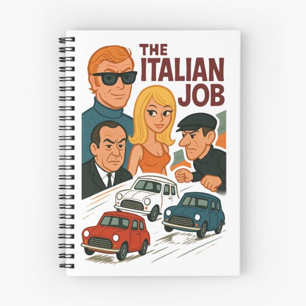 Item preview, The Italian Job - Cartoon Poster designed and sold by Cars with Character.