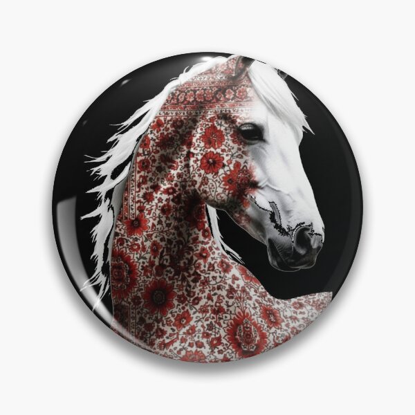 Item preview, Moroccan Rug Horse Equine Art Print designed and sold by designwiss.