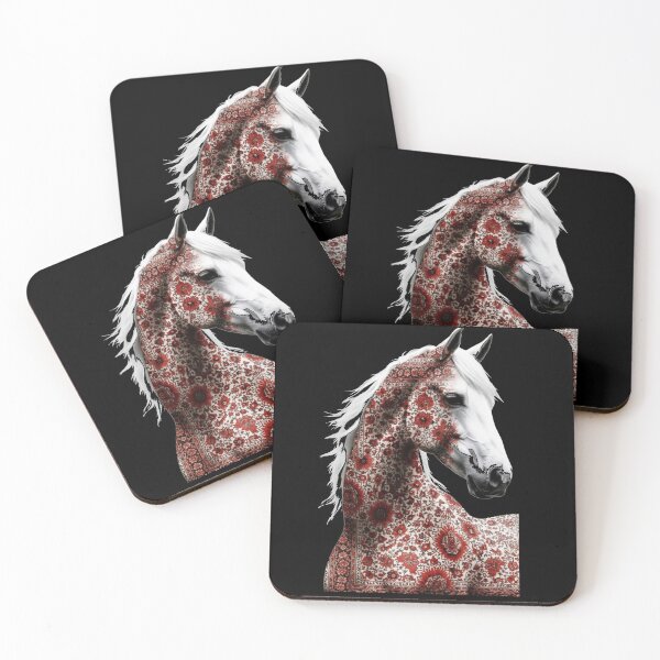 Item preview, Moroccan Rug Horse Equine Art Print designed and sold by designwiss.