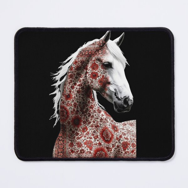 Item preview, Moroccan Rug Horse Equine Art Print designed and sold by designwiss.