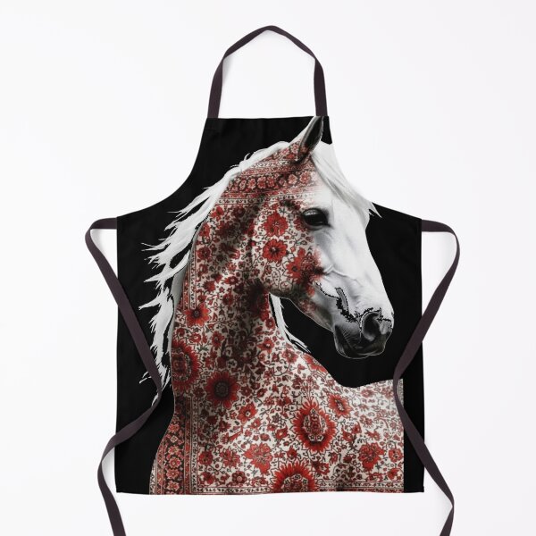 Item preview, Moroccan Rug Horse Equine Art Print designed and sold by designwiss.