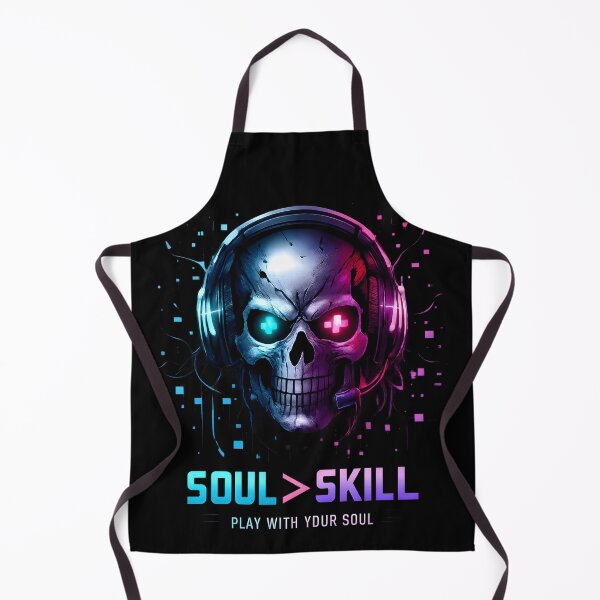 Item preview, Soul of the Game – Neon Gamer Skull Design designed and sold by SoulenCify.