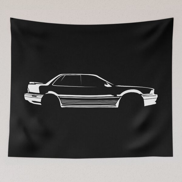 Item preview, Galant VR-4 (1992) Minimalist Car Silhouette (White) designed and sold by FearnCreative.