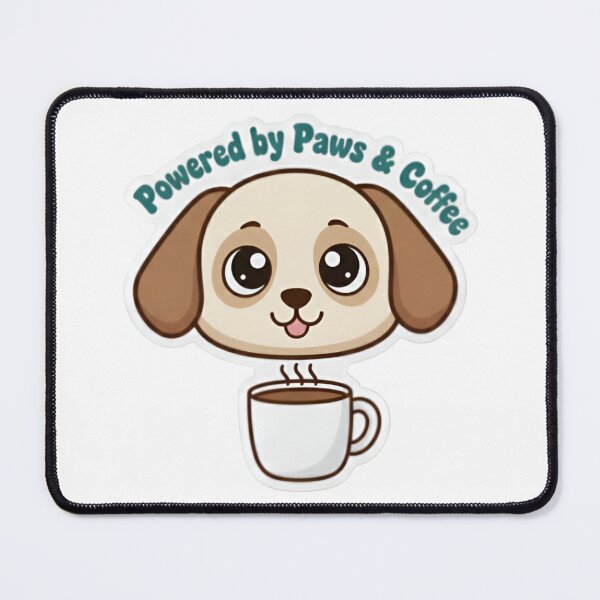 Item preview, Powered by Paws & Coffee Dog designed and sold by Bright Vibe Designs.