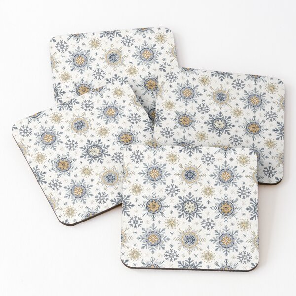 Item preview, Snowflake Rosettes | Nordic Winter Folk Art designed and sold by Shuga-Design.