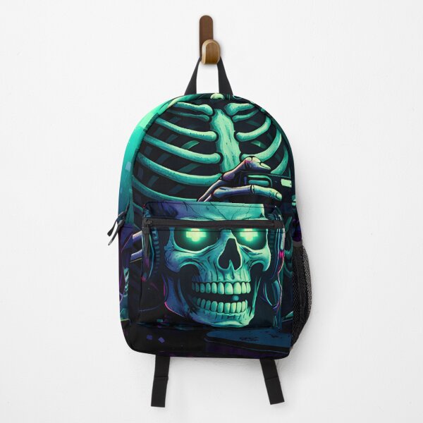Item preview, Dead Inside But Still Gaming – Skeleton Gamer Neon Design designed and sold by SoulenCify.
