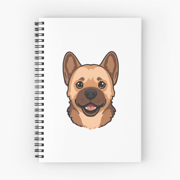 Item preview, Linda cara de perro pastor alemán designed and sold by Bright Vibe Designs.