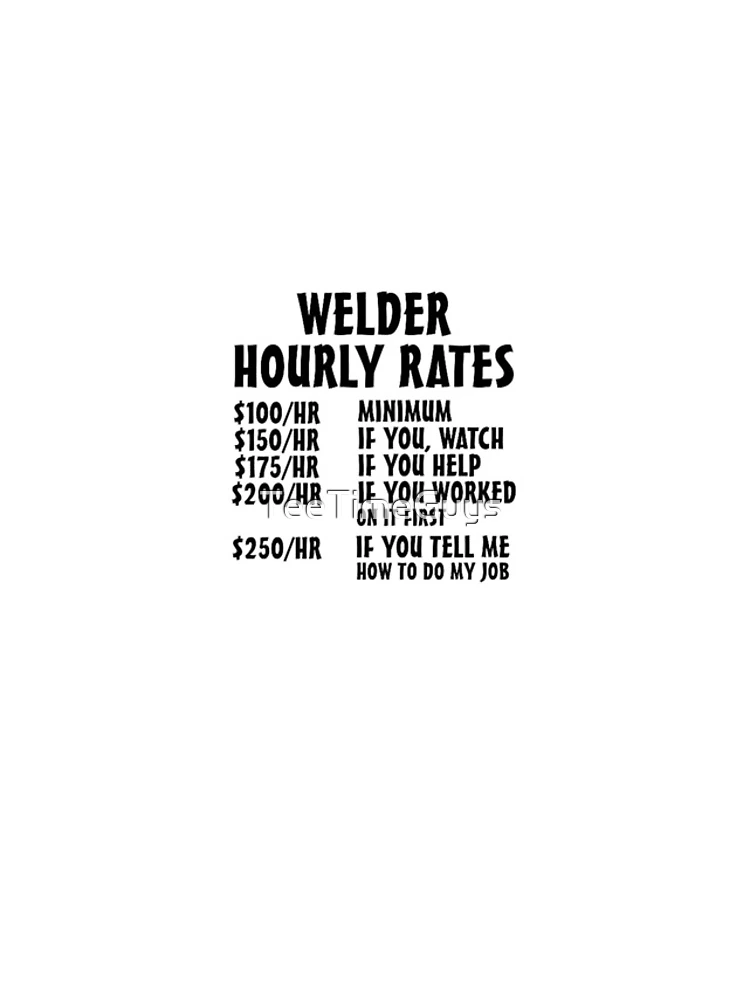 Thumbnail 4 of 4, iPhone Case, Welder Hourly Rates designed and sold by TeeTimeGuys.