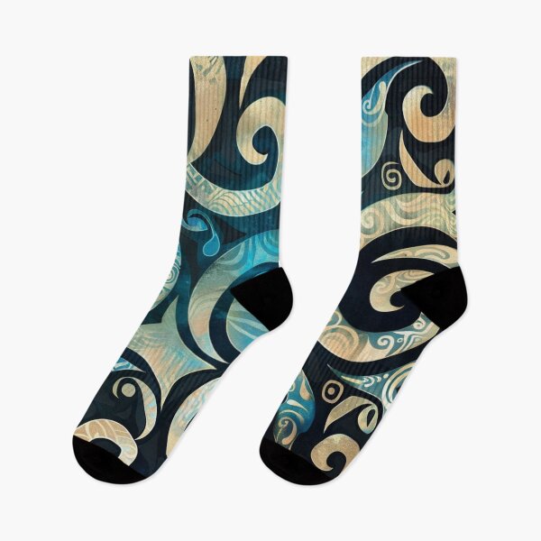 Item preview, Zealand Māori Paua Pattern Koru Design 692 designed and sold by GrinGalore.
