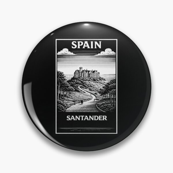 Item preview, Santander Spain Linocut Style  designed and sold by Thistle-TShop.