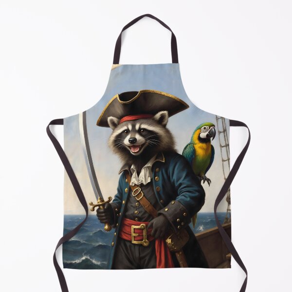 Item preview, Raccoon Pirate YARRR designed and sold by MultiTrinkets.