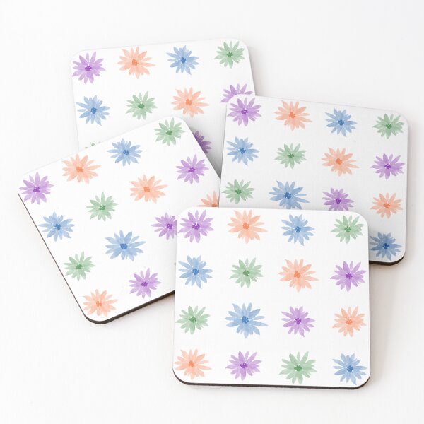 Item preview, Brightly Coloured Flowers designed and sold by QuirkyMint.