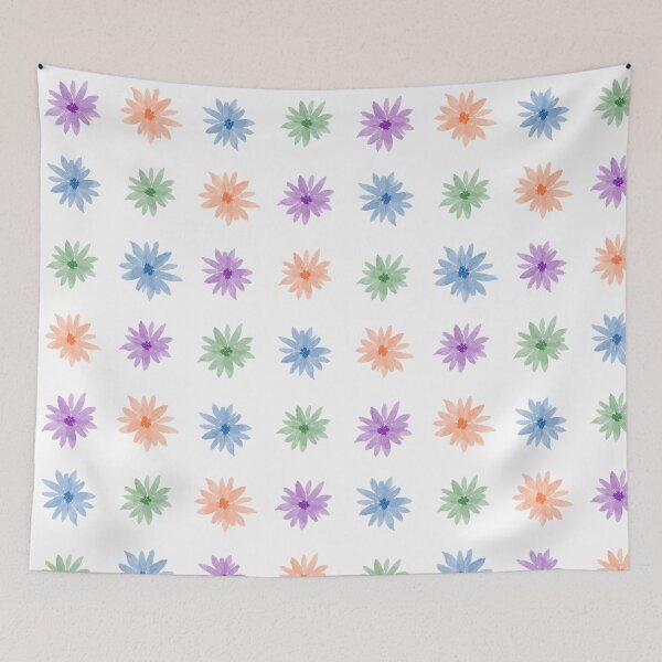 Item preview, Brightly Coloured Flowers designed and sold by QuirkyMint.