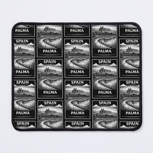 Item preview, Palma Spain Linocut Style designed and sold by Thistle-TShop.