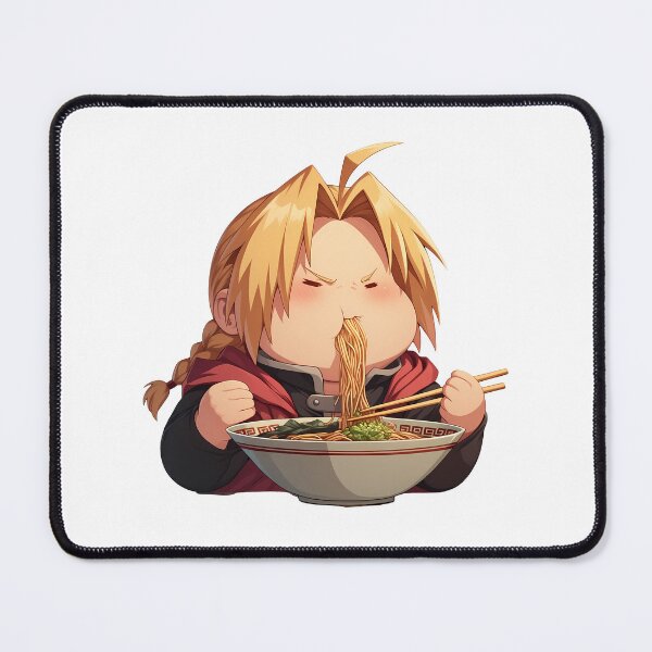 Item preview, Edward Elric Fullmetal Alchemist Ramen Kawaii Anime Chibi Blonde Hair Bowl designed and sold by Raslbazola.