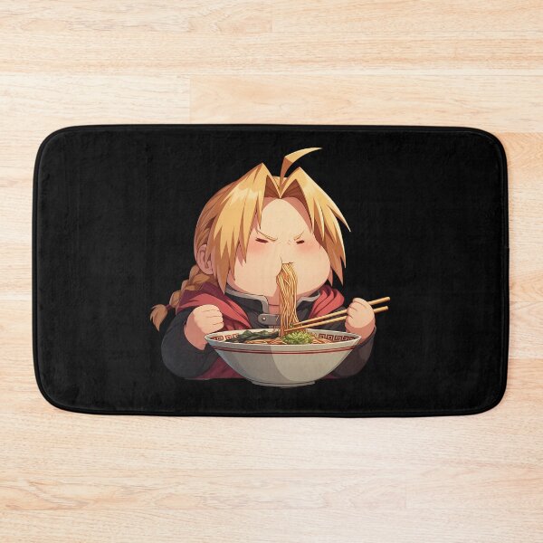 Item preview, Edward Elric Fullmetal Alchemist Ramen Kawaii Anime Chibi Blonde Hair Bowl designed and sold by Raslbazola.