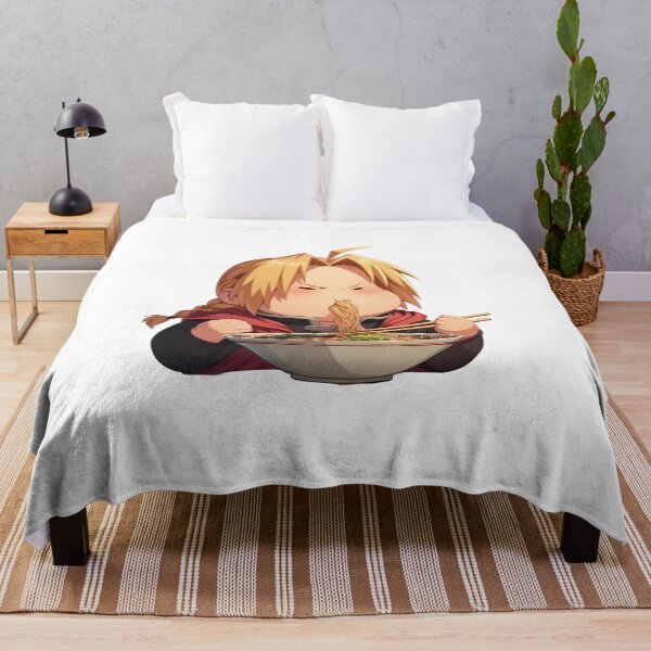 Item preview, Edward Elric Fullmetal Alchemist Ramen Kawaii Anime Chibi Blonde Hair Bowl designed and sold by Raslbazola.